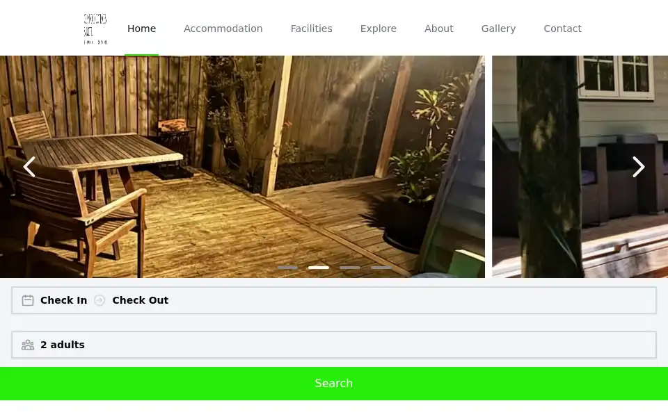 Screenshot of cranfordcottages.co.nz