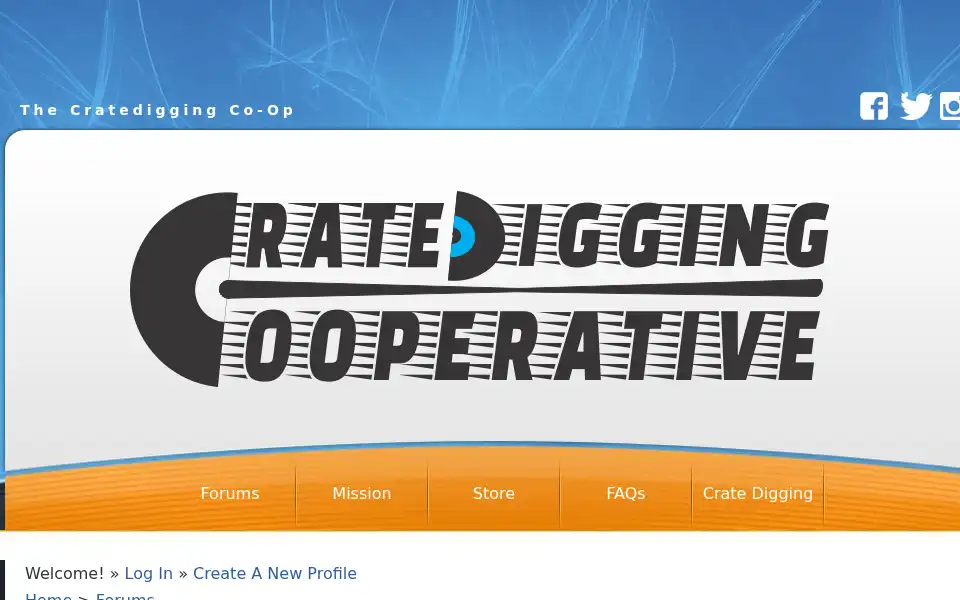 Screenshot of cratedigging.co