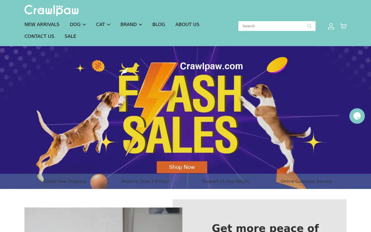 Screenshot of crawlpaw.com