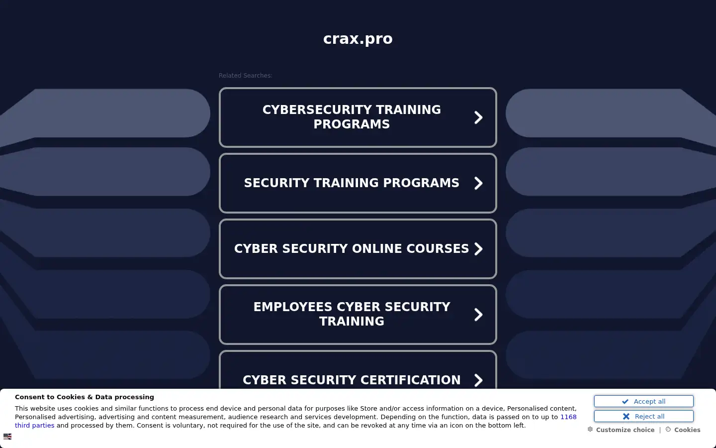 Screenshot of crax.pro