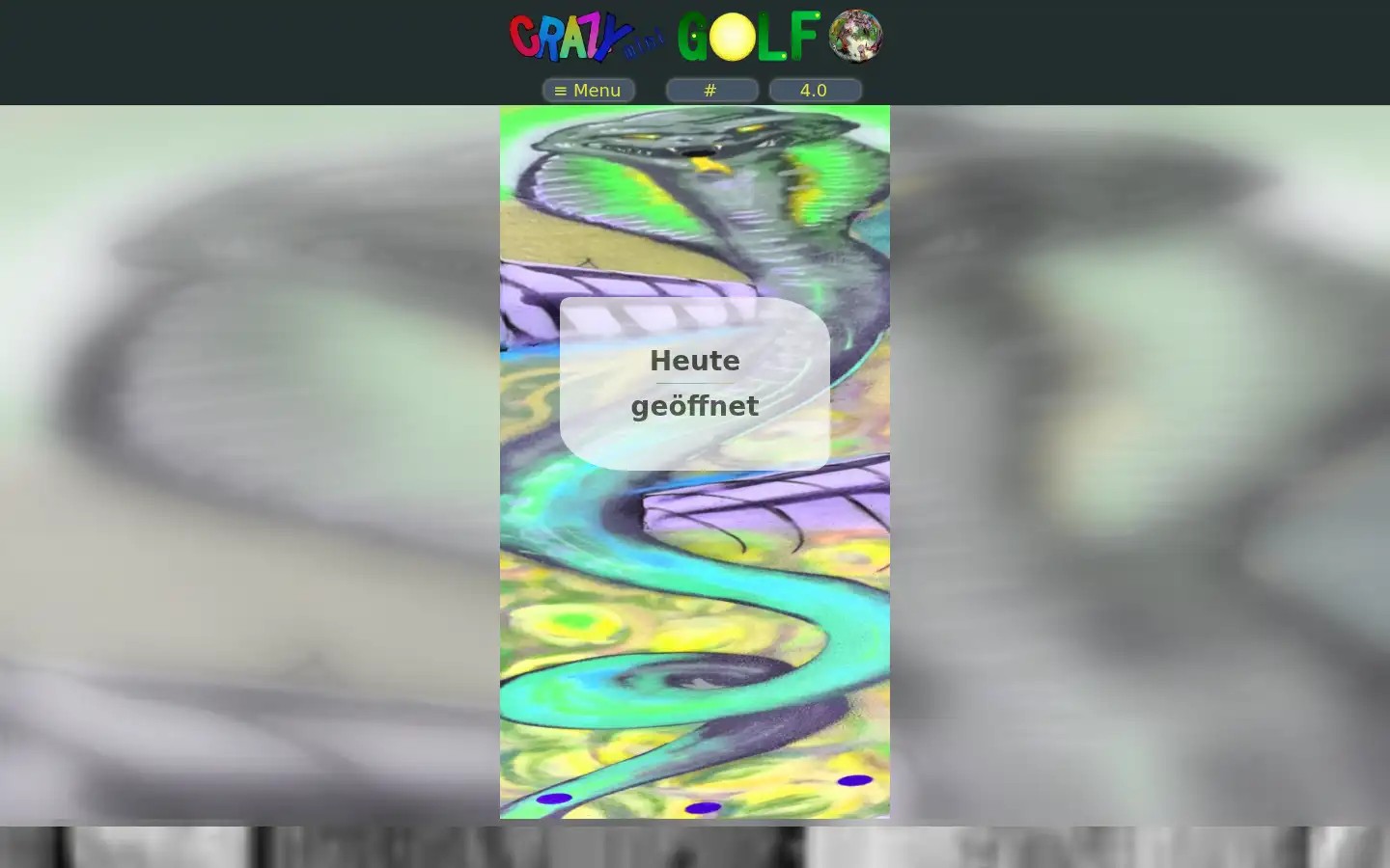 Screenshot of crazy-minigolf.de