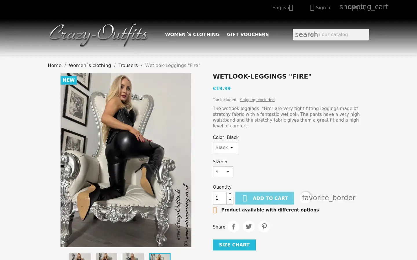 Screenshot of crazy-outfits.de