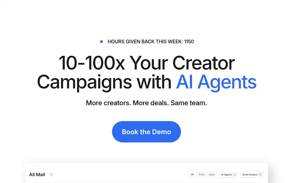 Screenshot of creally.co