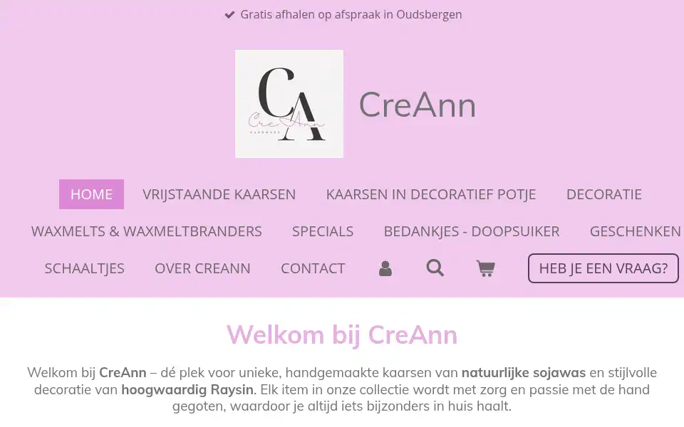 Screenshot of creann.be