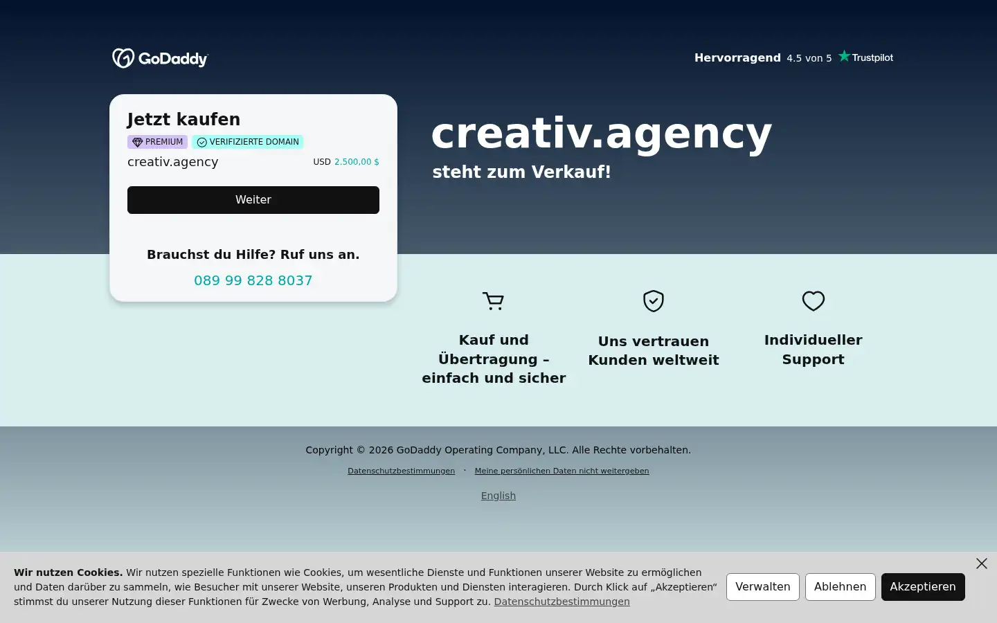 Screenshot of creativ.agency
