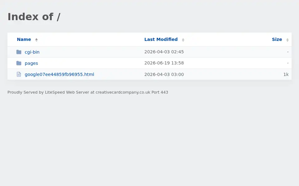 Screenshot of creativecardcompany.co.uk