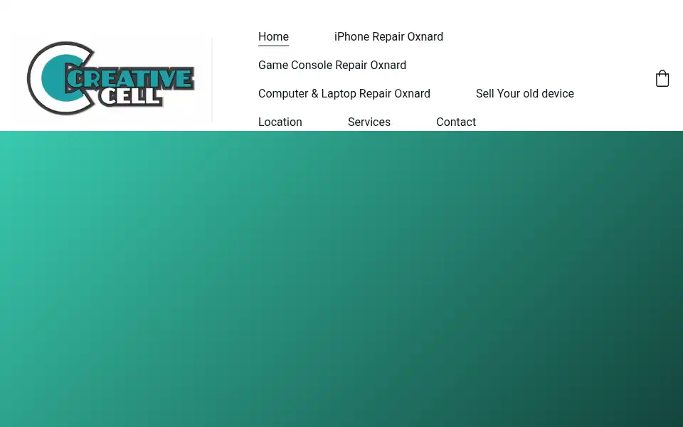 Screenshot of creativecellshop.com