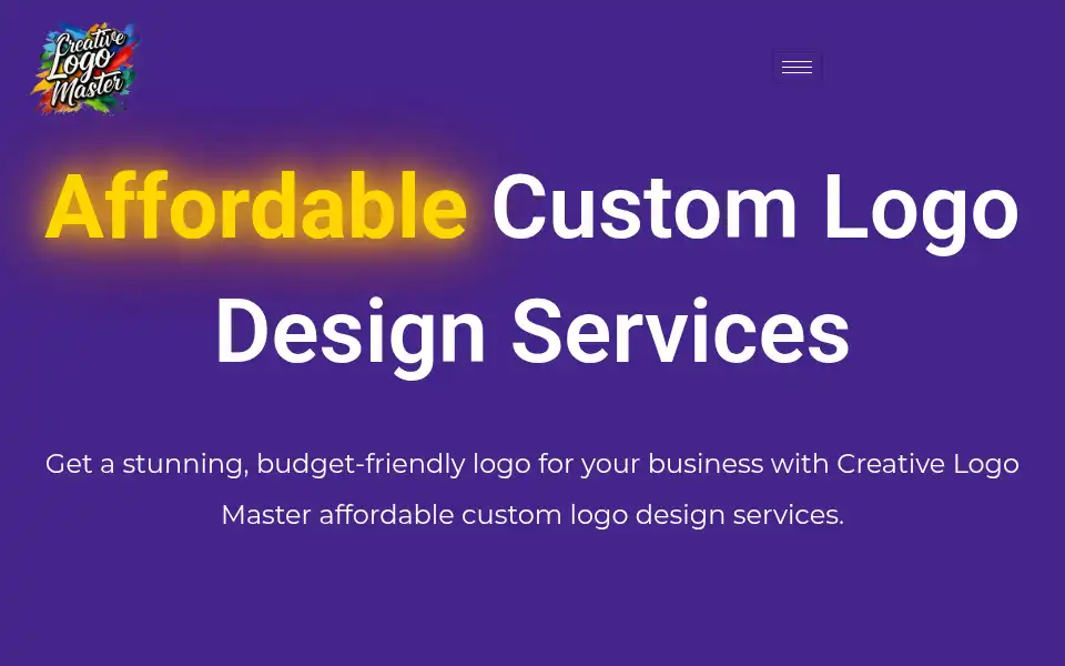 Screenshot of creativelogomaster.com