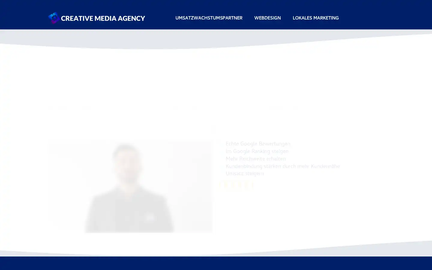 Screenshot of creativemediaagency.ch