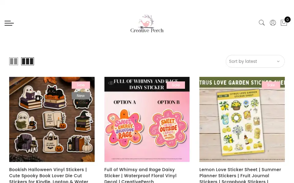 Screenshot of creativeperch.com