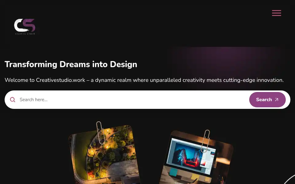 Screenshot of creativestudio.work
