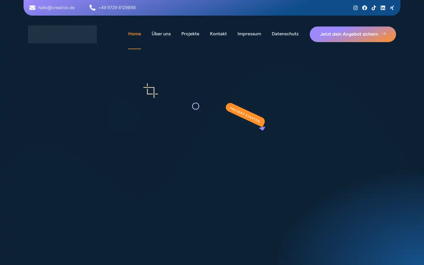 Screenshot of creativic.de