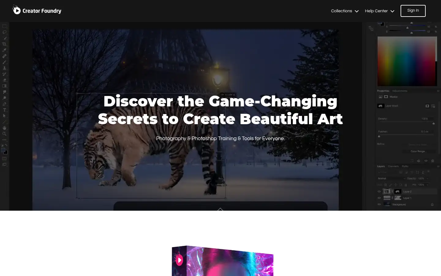 Screenshot of creatorfoundry.com