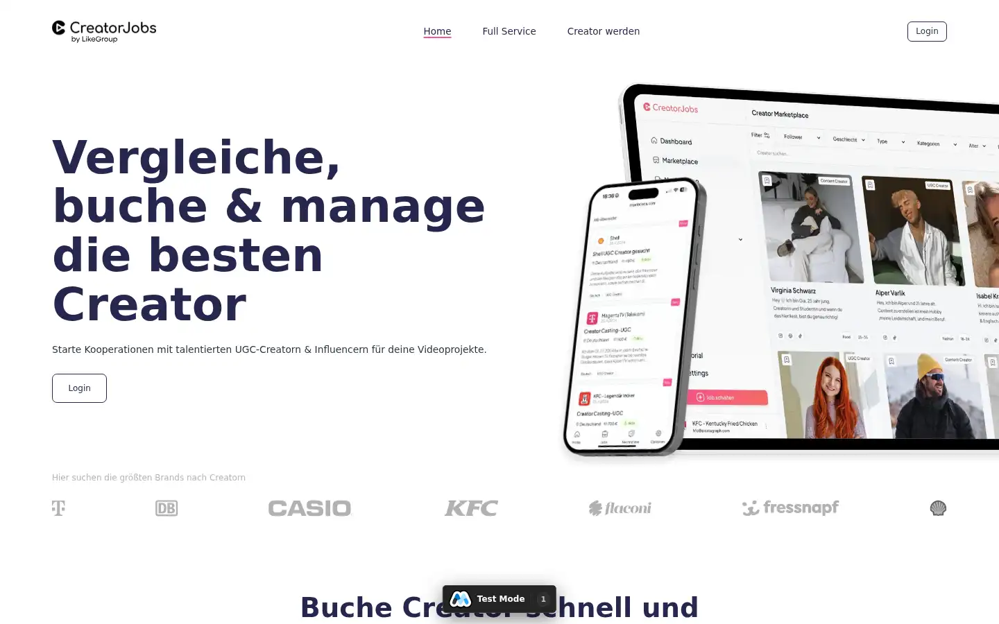 Screenshot of creatorjobs.com