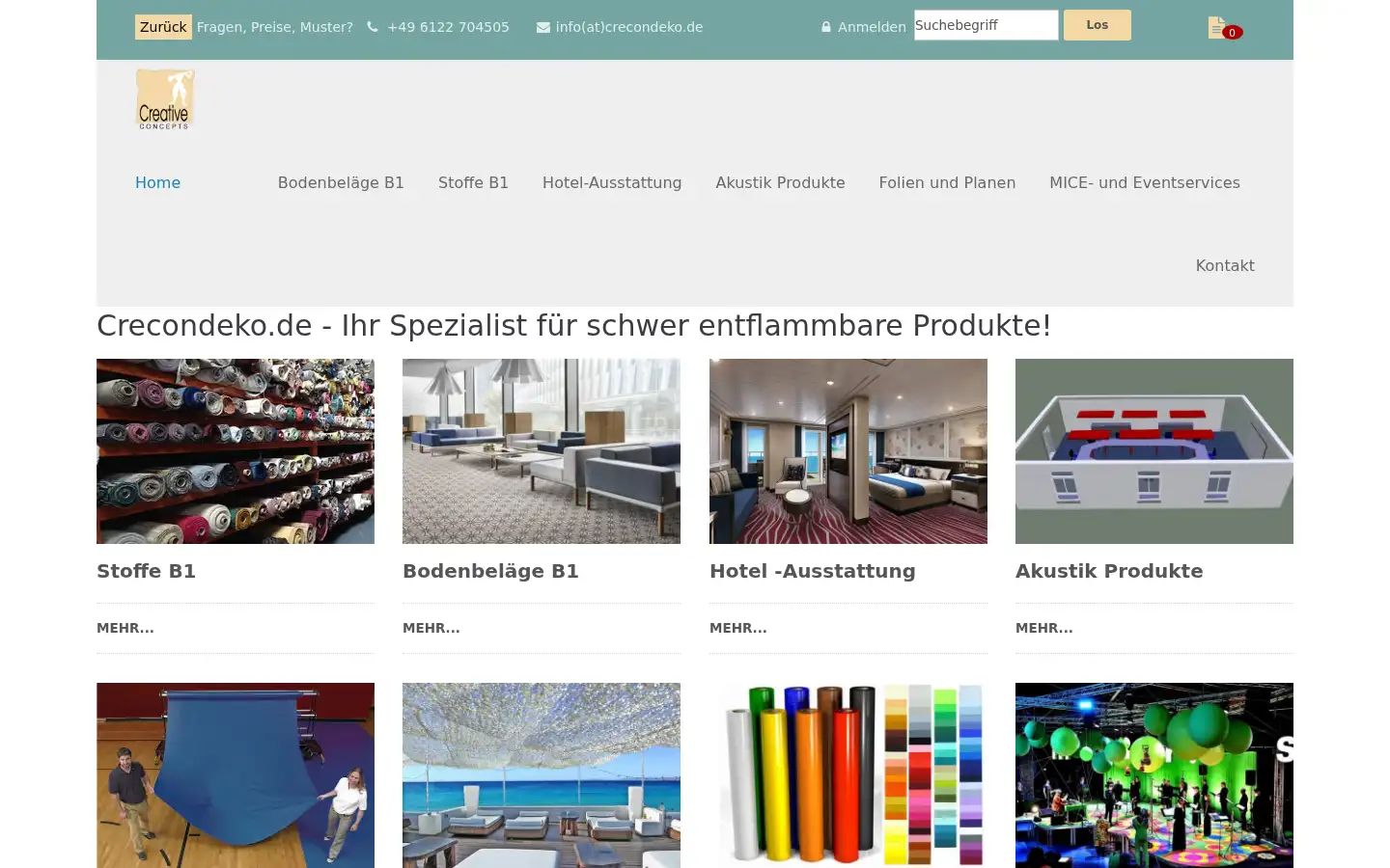 Screenshot of crecondeko.de