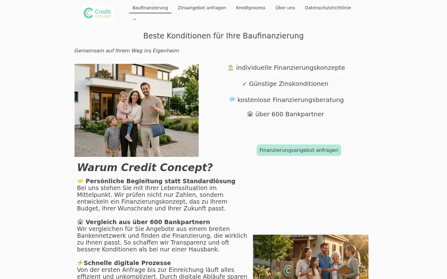 Screenshot of credit-concept.com