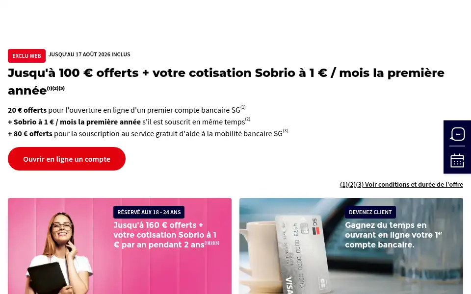 Screenshot of credit-du-nord.fr