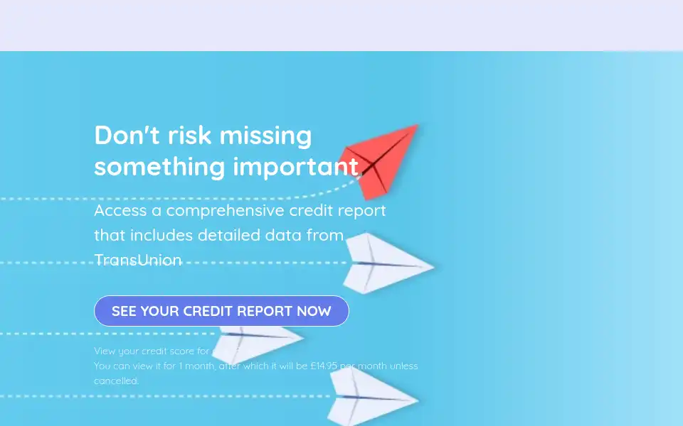 Screenshot of creditcheckonline.co.uk