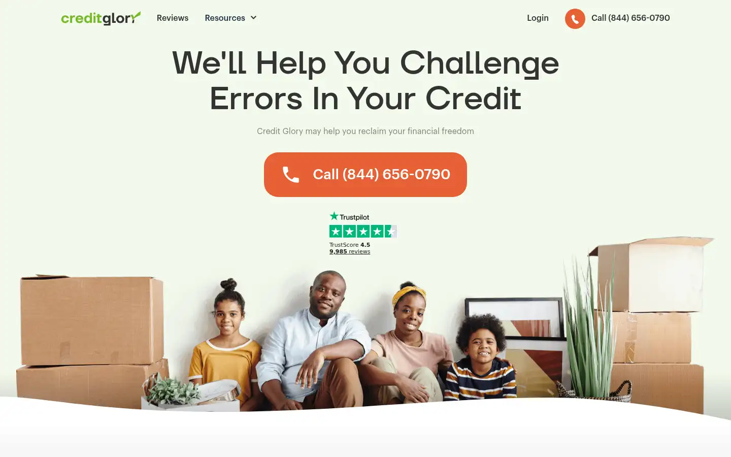 Screenshot of creditglory.com