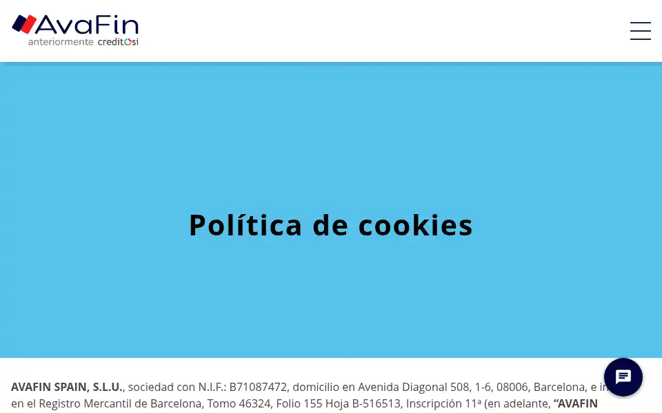 Screenshot of creditosi.es