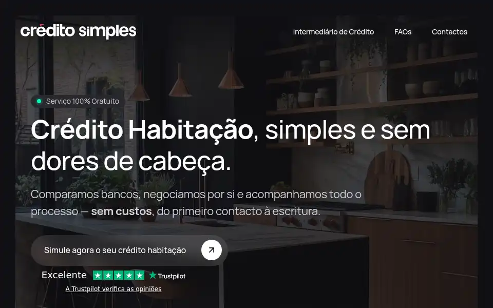 Screenshot of creditosimples.pt