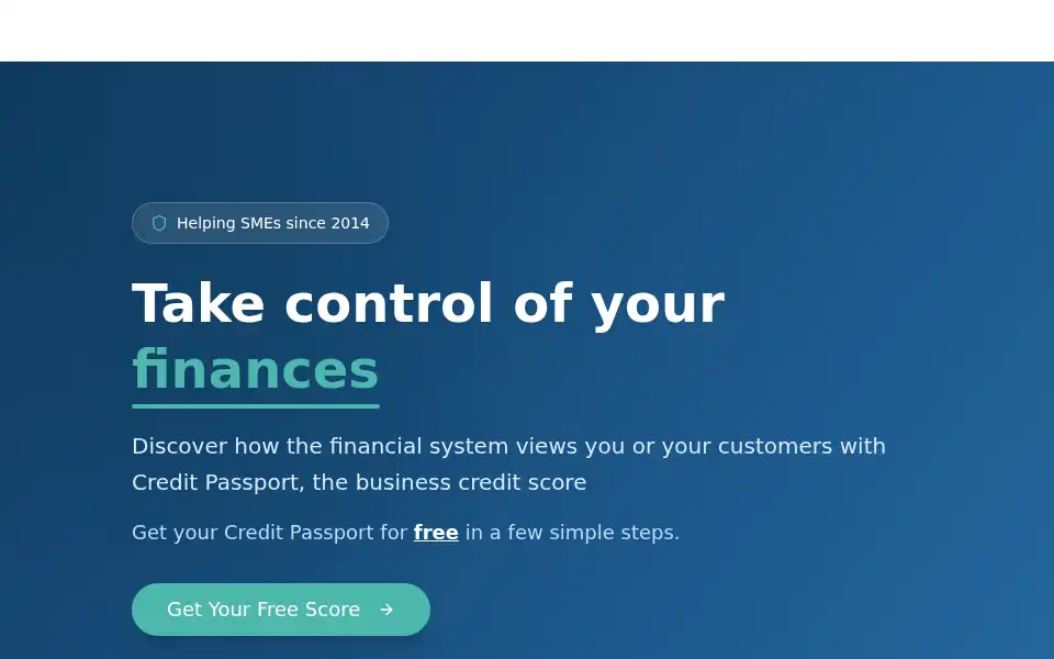 Screenshot of creditpassport.com