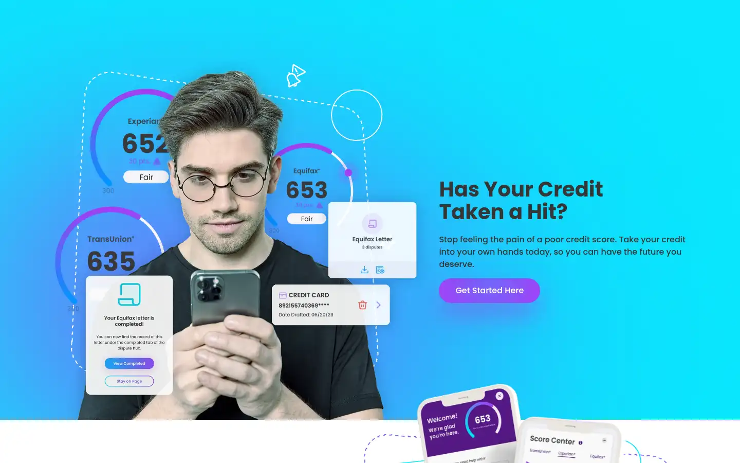 Screenshot of creditscoreiq.com