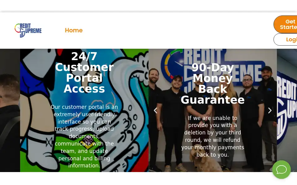 Screenshot of creditsupreme.com