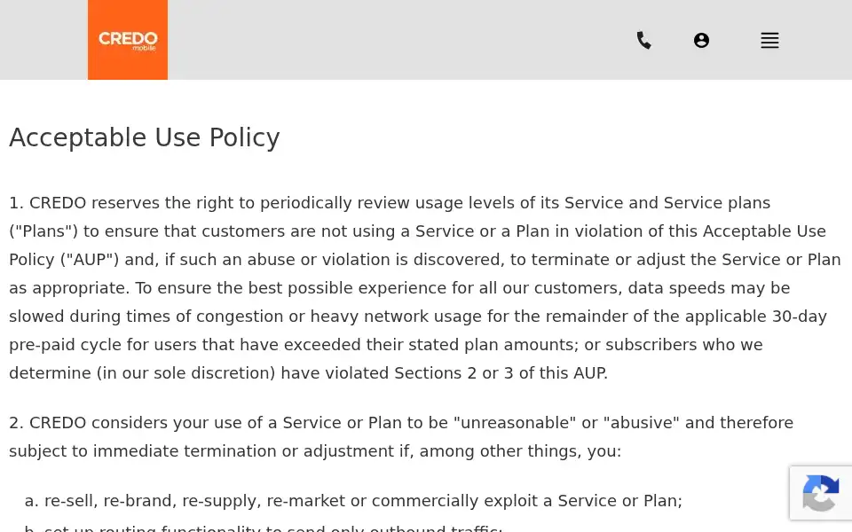 Screenshot of credomobile.com