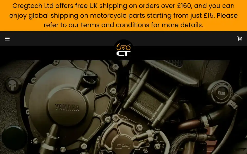Screenshot of cregtech.co.uk
