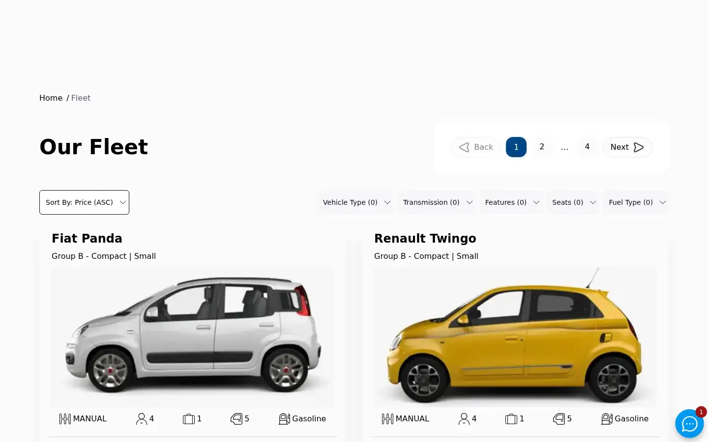Screenshot of cretecars.com