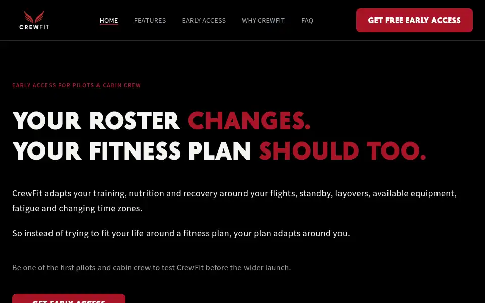 Screenshot of crewfit.net
