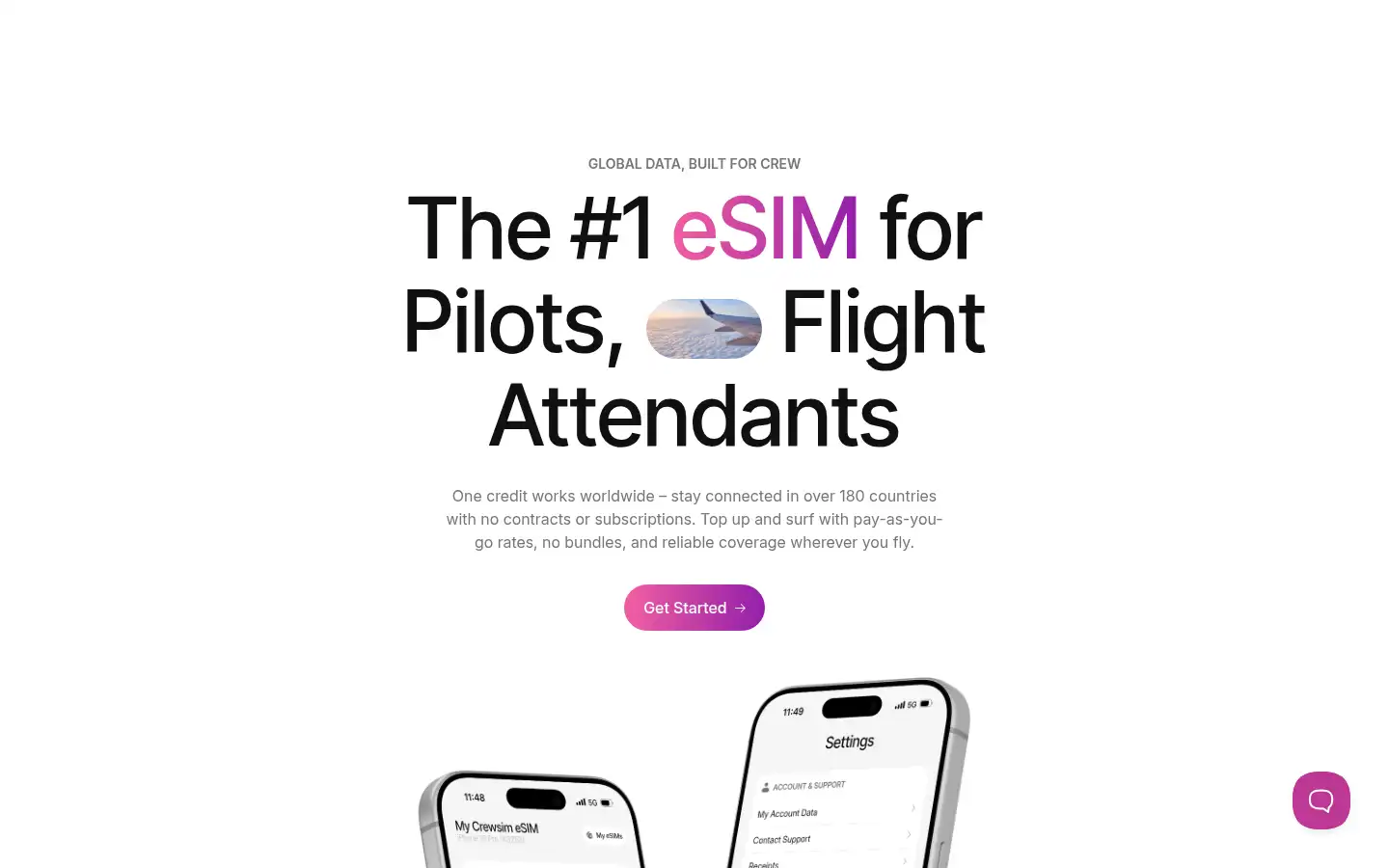 Screenshot of crewsim.com