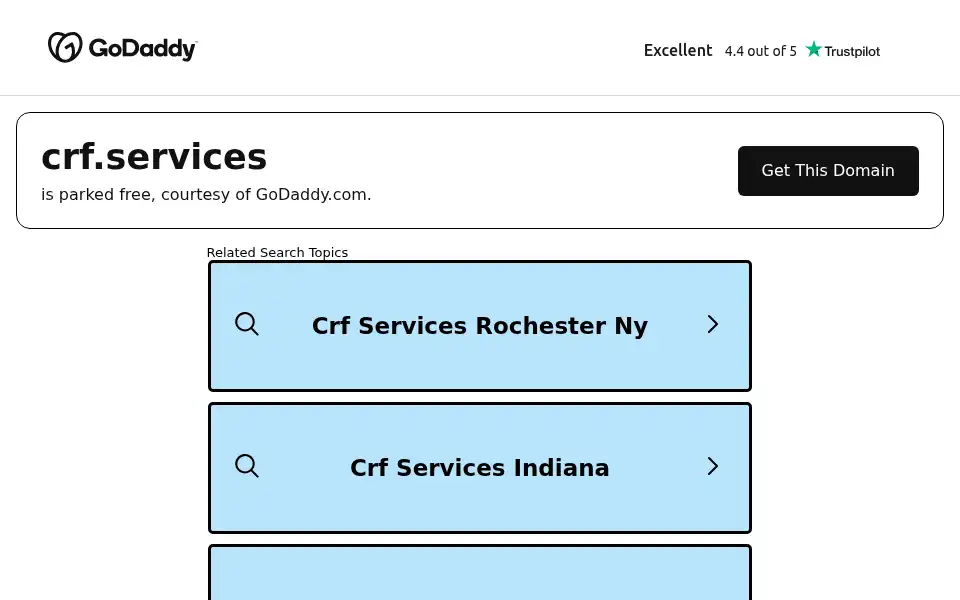 Screenshot of crf.services