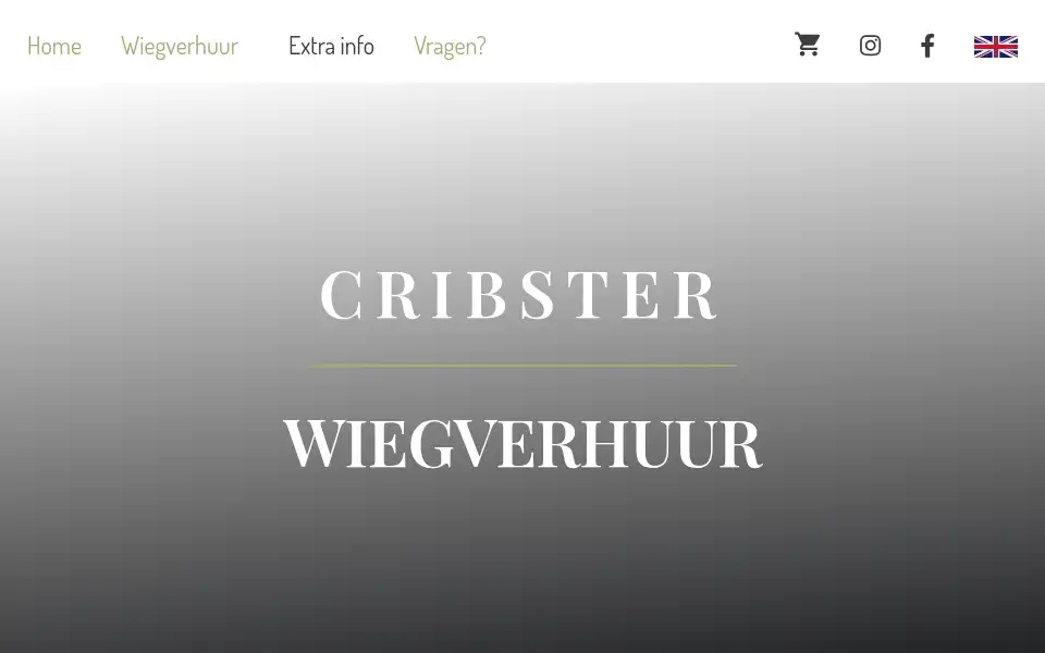 Screenshot of cribster.nl