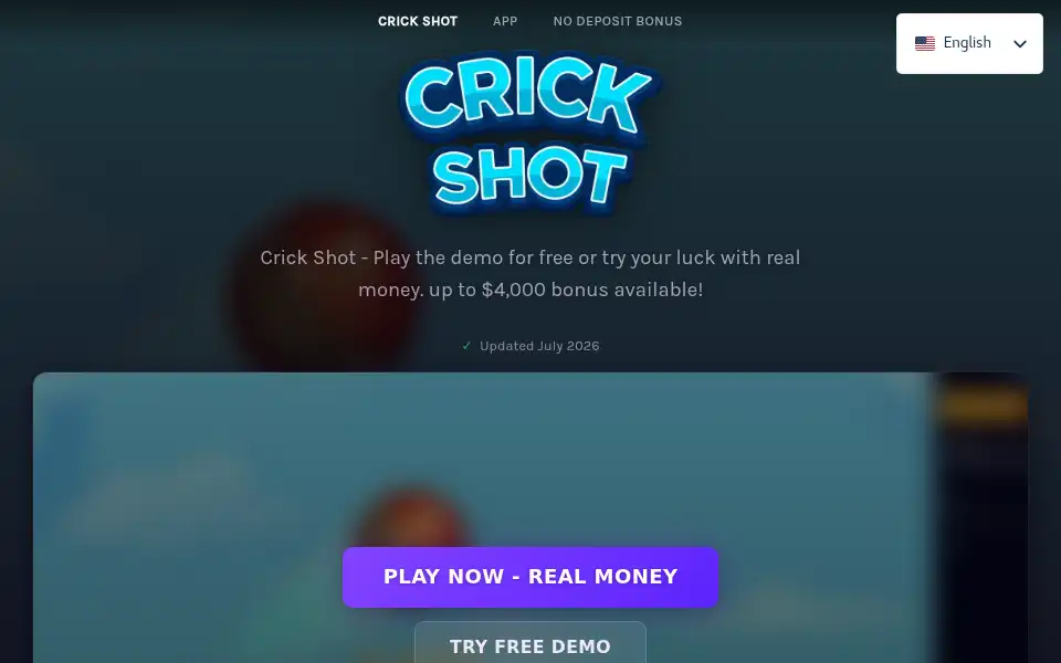 Screenshot of crick-shot.app