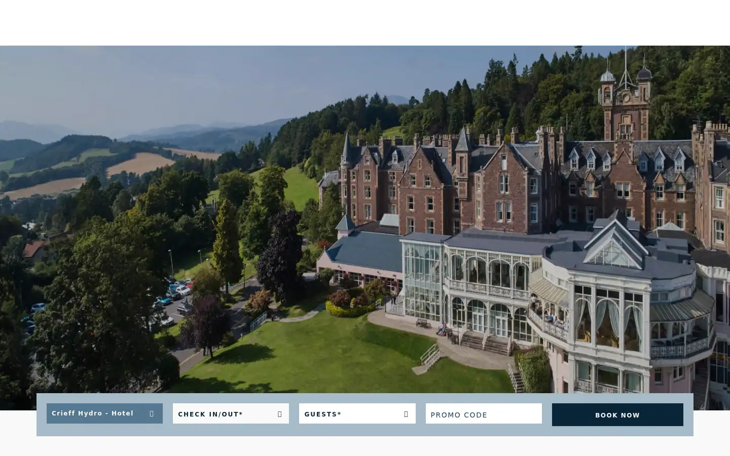Screenshot of crieffhydro.com
