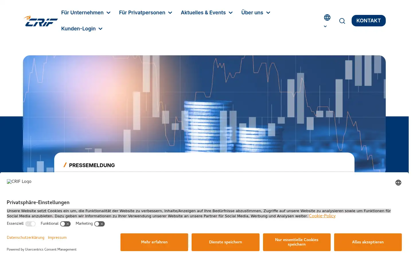 Screenshot of crif.at