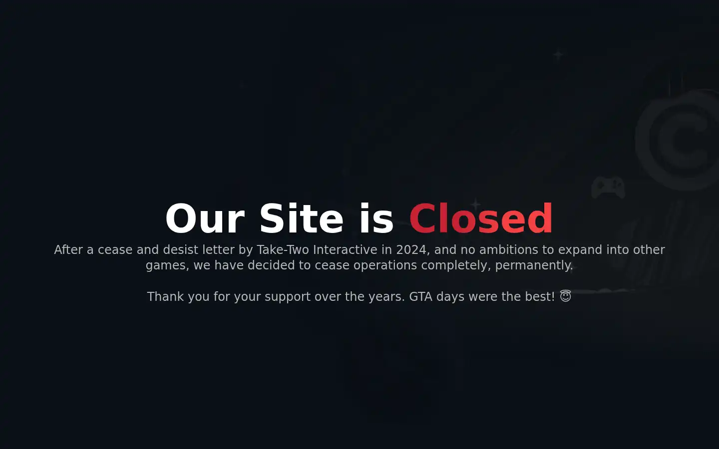 Screenshot of criminalmodz.com