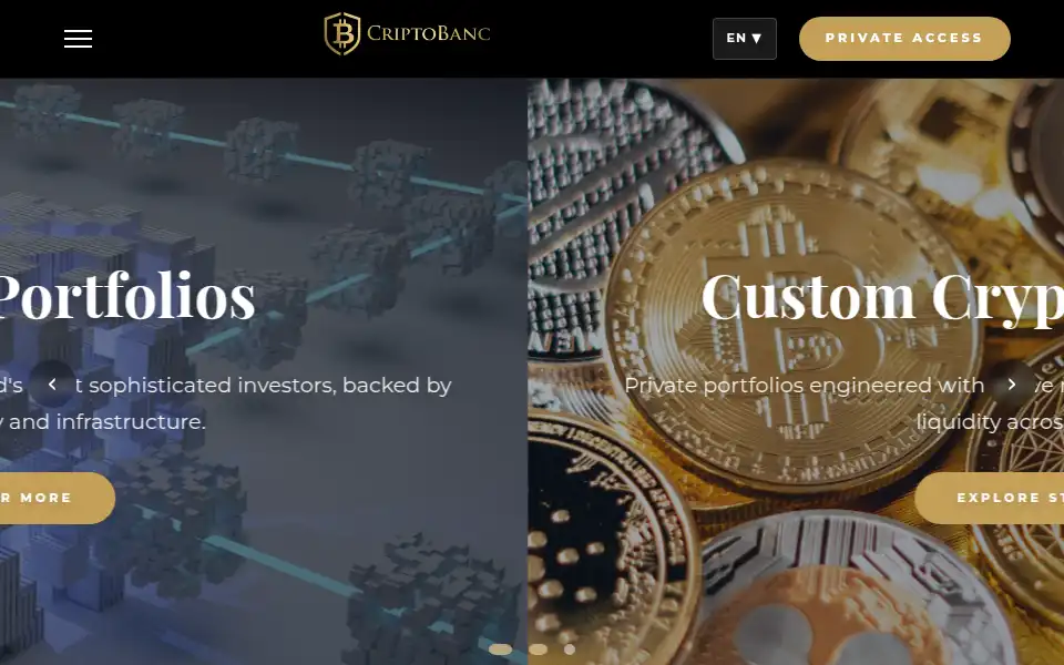 Screenshot of criptobanc.com