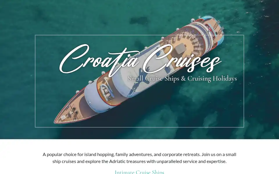 Screenshot of croatia-cruises.net