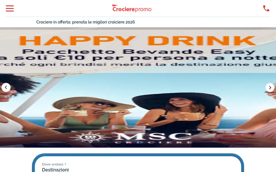 Screenshot of crocierepromo.it