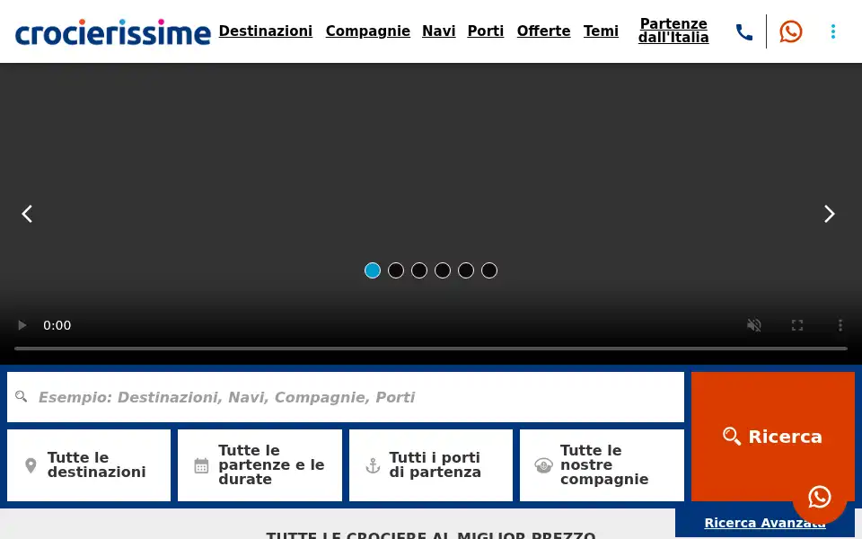Screenshot of crocierissime.it
