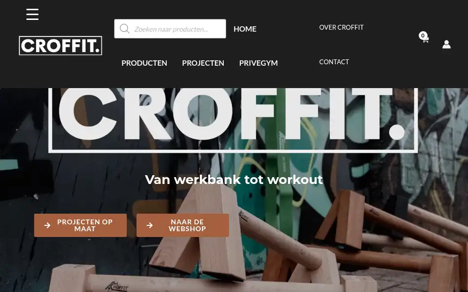 Screenshot of croffit.nl