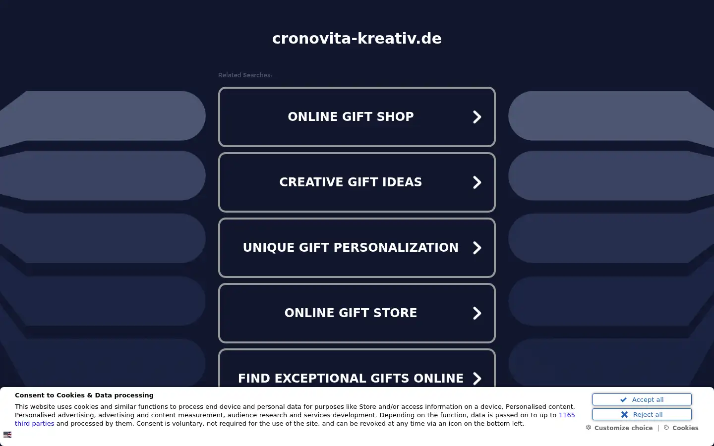 Screenshot of cronovita-kreativ.de