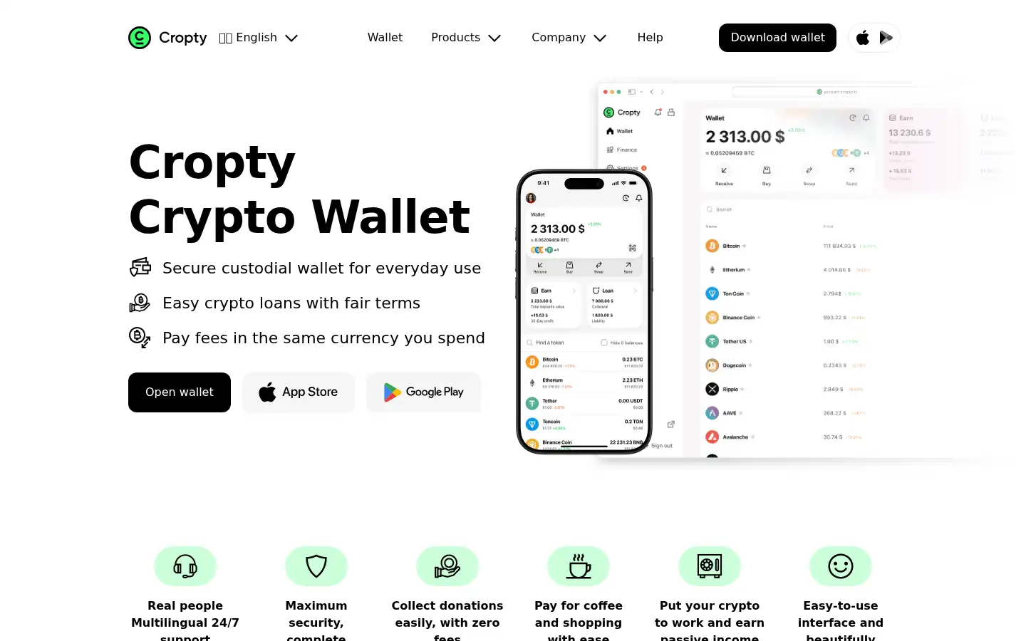Screenshot of cropty.io