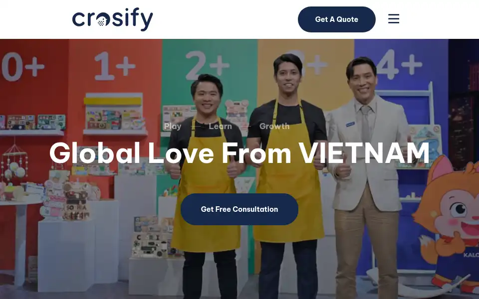 Screenshot of crosify.com