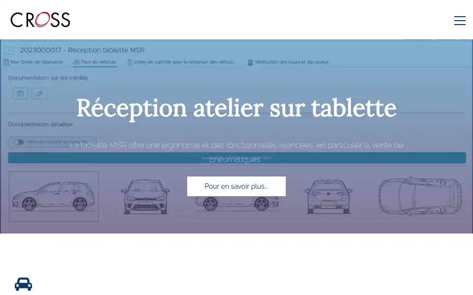 Screenshot of cross.fr