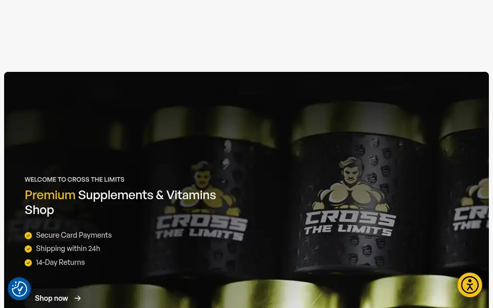 Screenshot of crossthelimits.co.uk