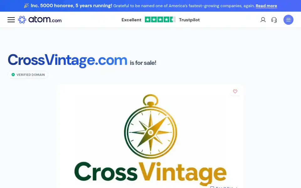 Screenshot of crossvintage.com